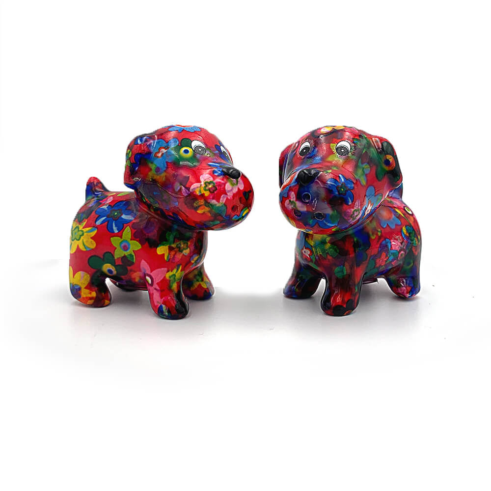 Decoratiune ceramica Sare si piper Catel Bruno h7 cm