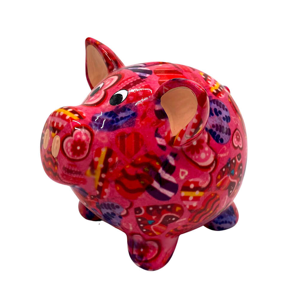 Decoratiune ceramica Porcusor Rosie S asortat