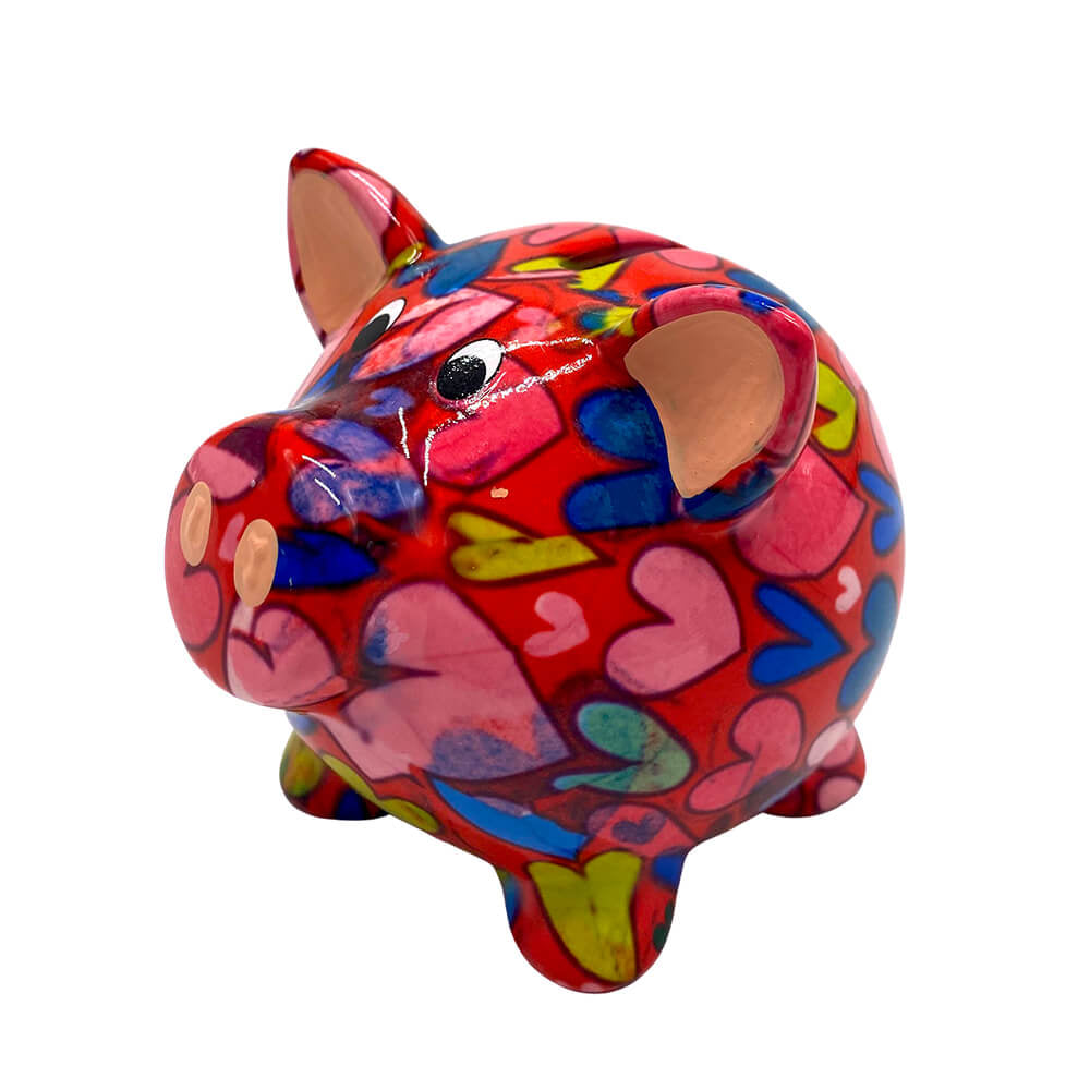 Decoratiune ceramica Porcusor Rosie S asortat