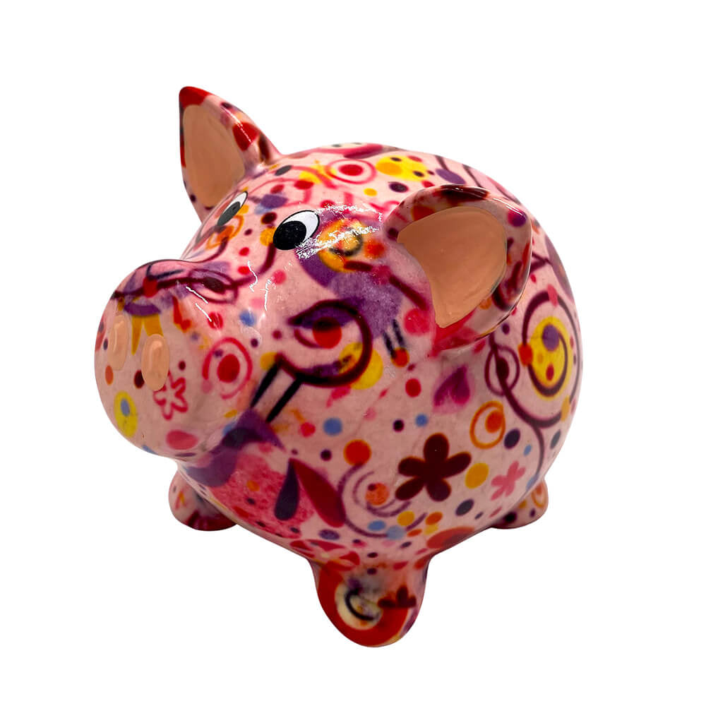 Decoratiune ceramica Porcusor Rosie S asortat