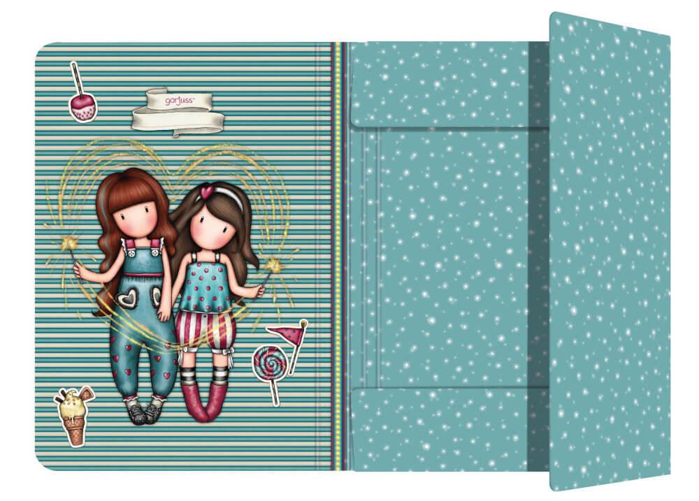 Gorjuss Dosar cu elastic Fireworks - Nitzi.ro