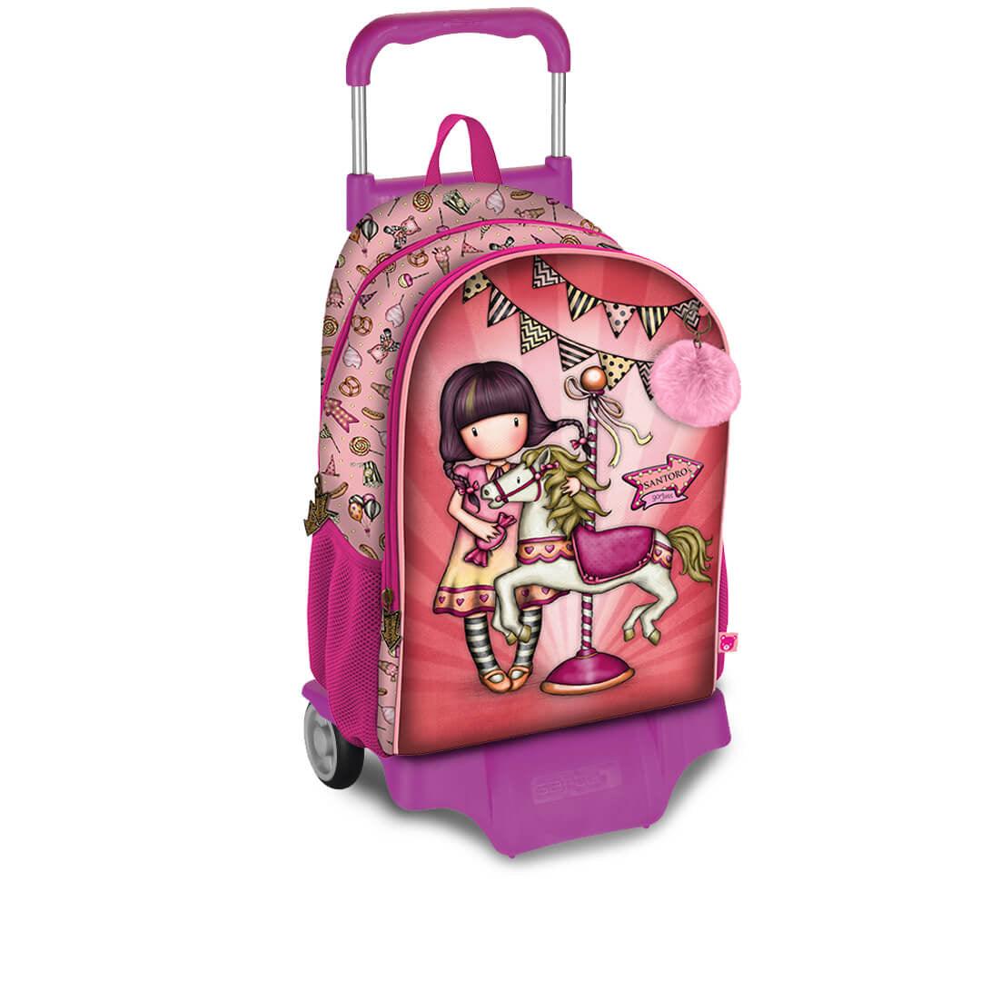 Rucsac Cu Troler Gorjuss Carousel clasa 1-4 - Nitzi.ro