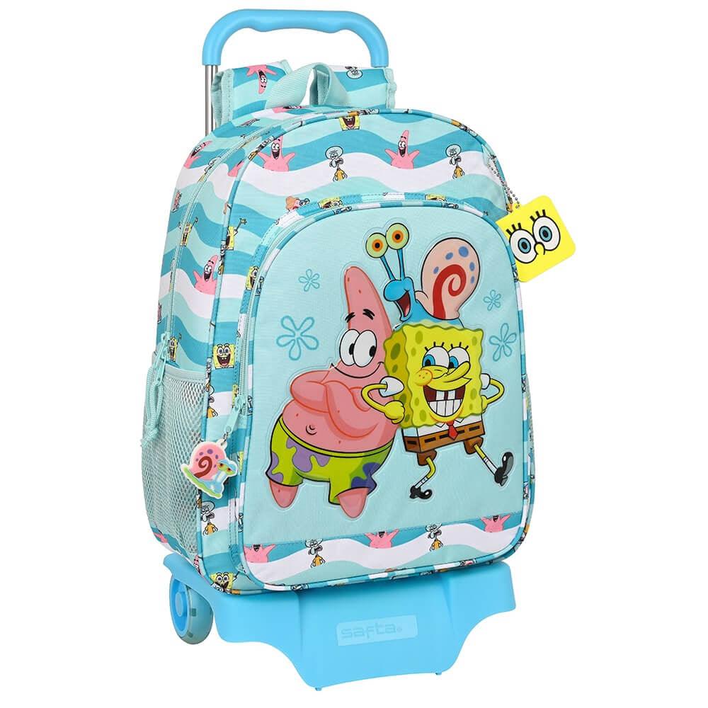 Ghiozdan cu troler scoala Sponge Bob sTAY Positive - Nitzi.ro