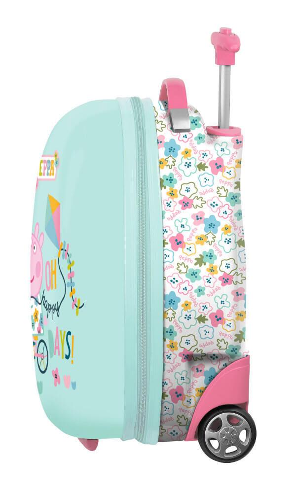 Troler cabina copii de 43 cm Peppa Pig vernil