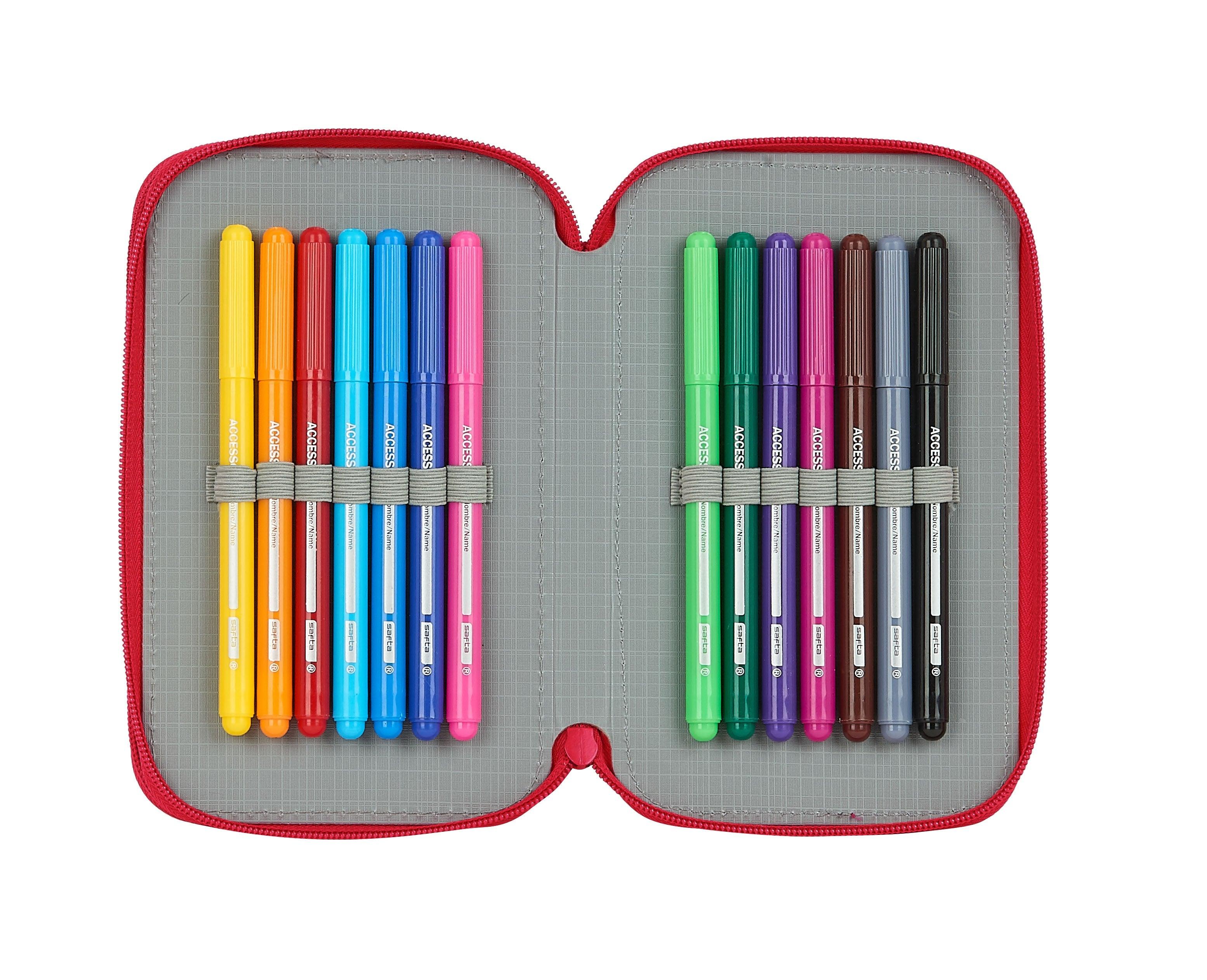 Penar dublu echipat 28 piese Animale capsuni - Nitzi.ro