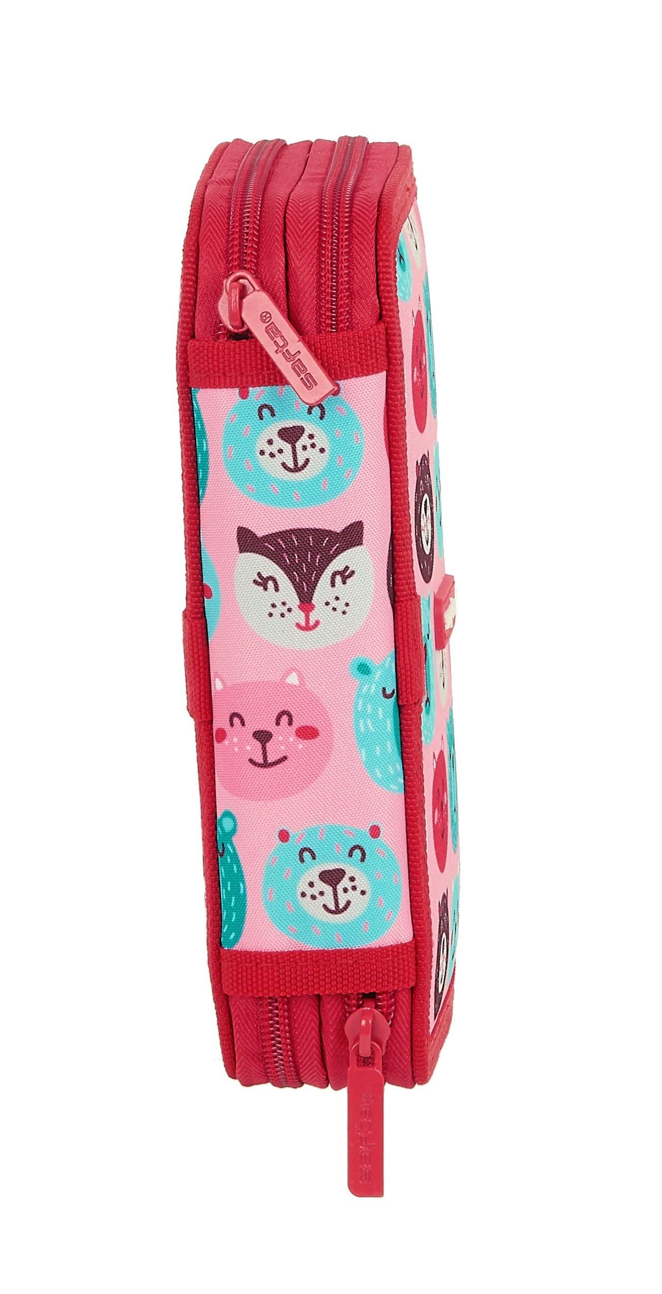 Penar dublu echipat 28 piese Animale capsuni - Nitzi.ro