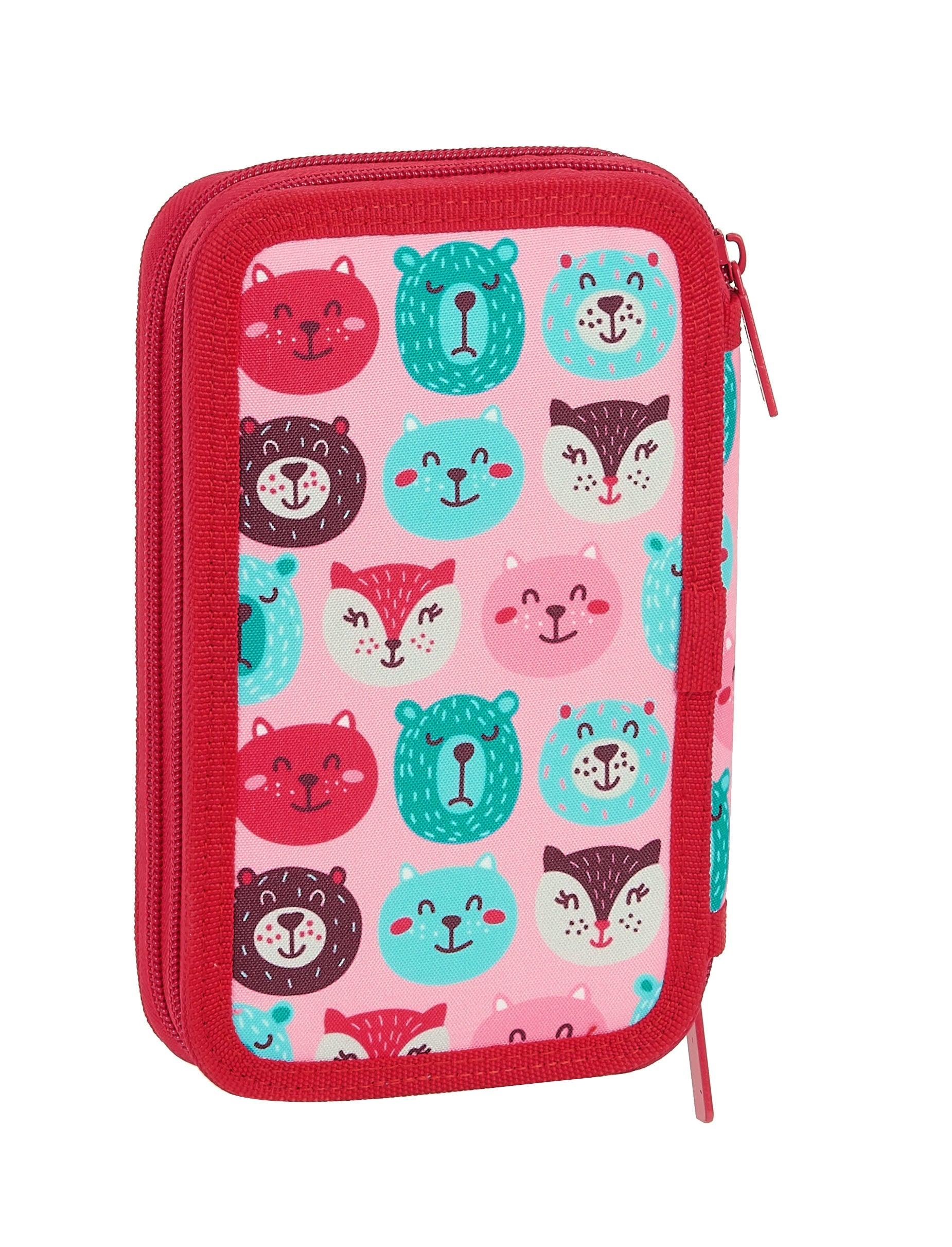 Penar dublu echipat 28 piese Animale capsuni - Nitzi.ro