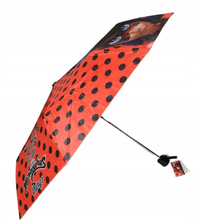 Umbrela pentru copii pliabila manuala Ladybug - Nitzi.ro