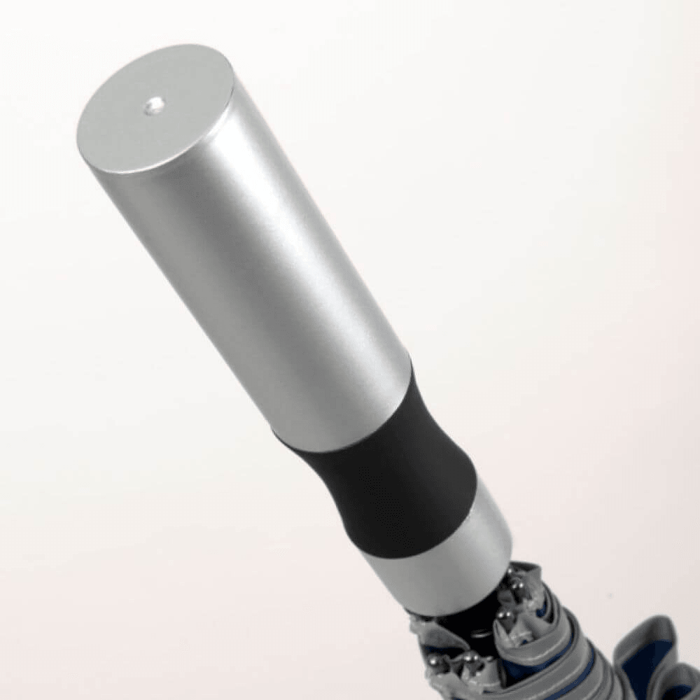 Umbrela automata alba cu banda reflectorizanta - Nitzi.ro