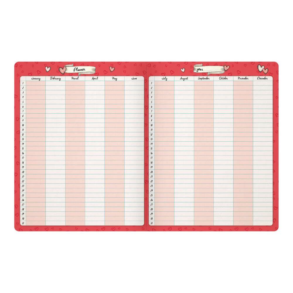 Agenda planificator Gorjuss Purrrrrfect Love - Nitzi.ro