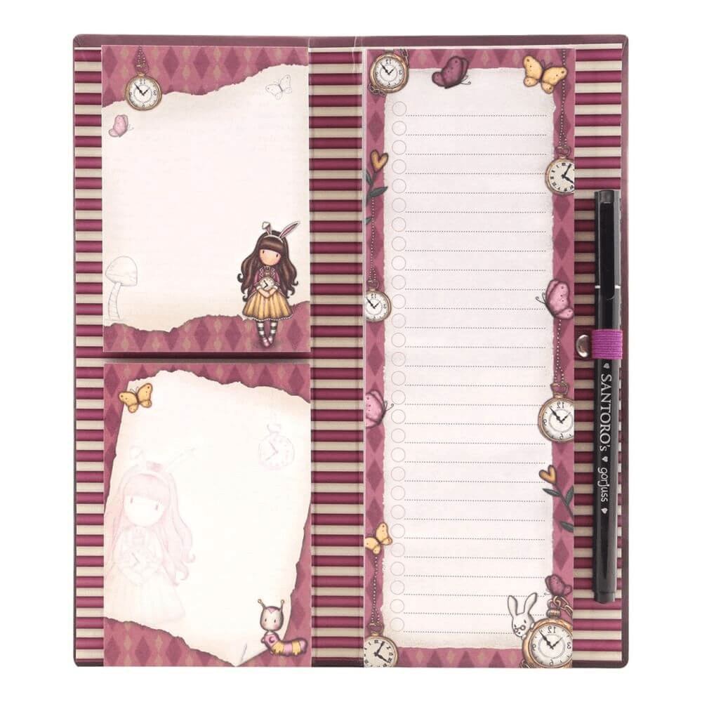 Set postit, blocnotes si pix Gorjuss Just One Second - Nitzi.ro