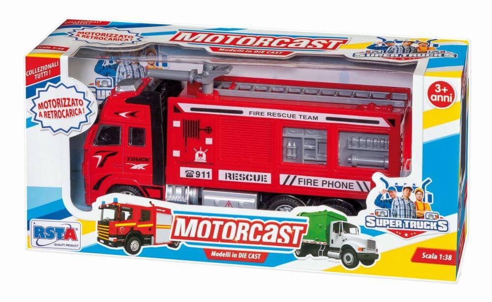 Camion pompieri/deseuri Diecast 1:38 - Nitzi.ro