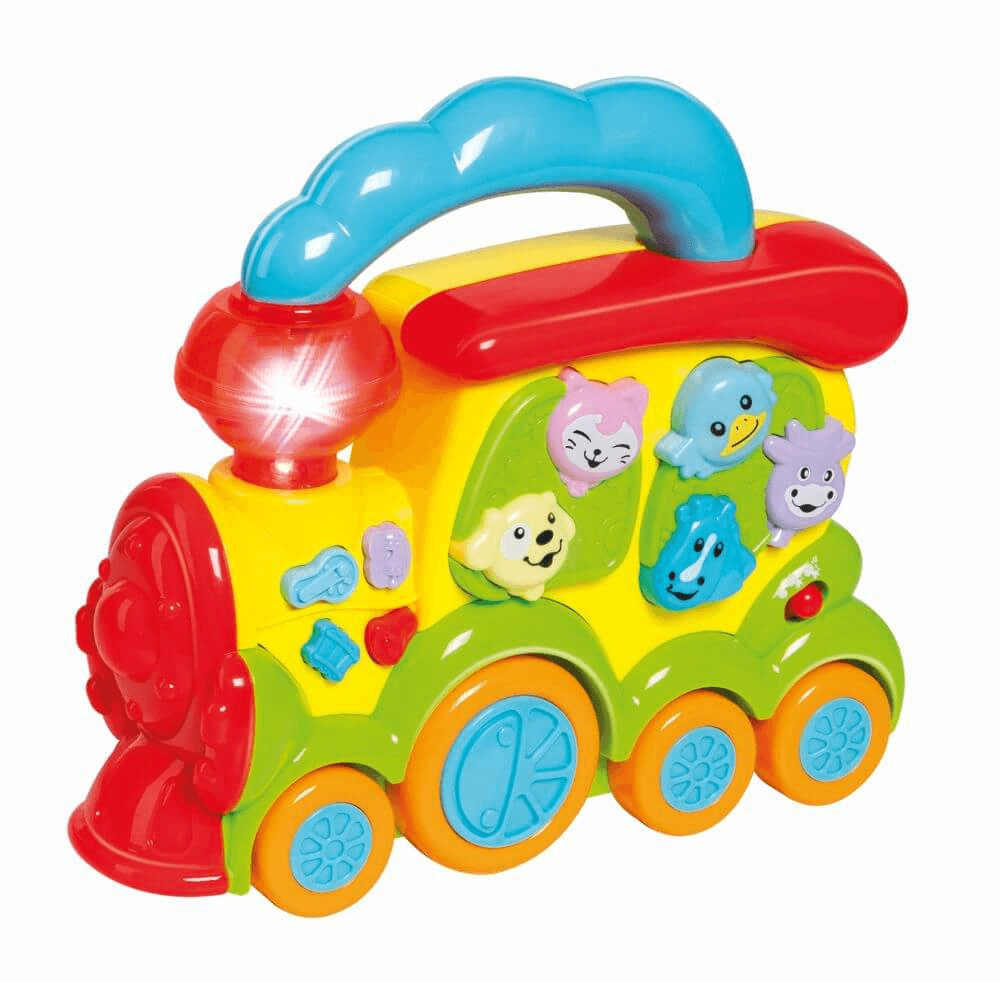 Jucarie bebe cu sunet Locomotiva cu animale - Nitzi.ro