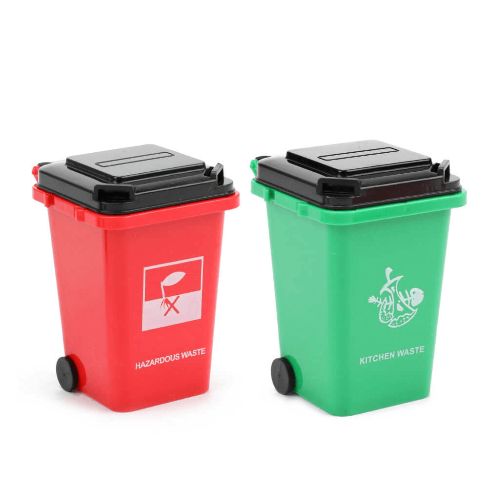 Jucarie camion de gunoi cu 4 pubele - Nitzi.ro