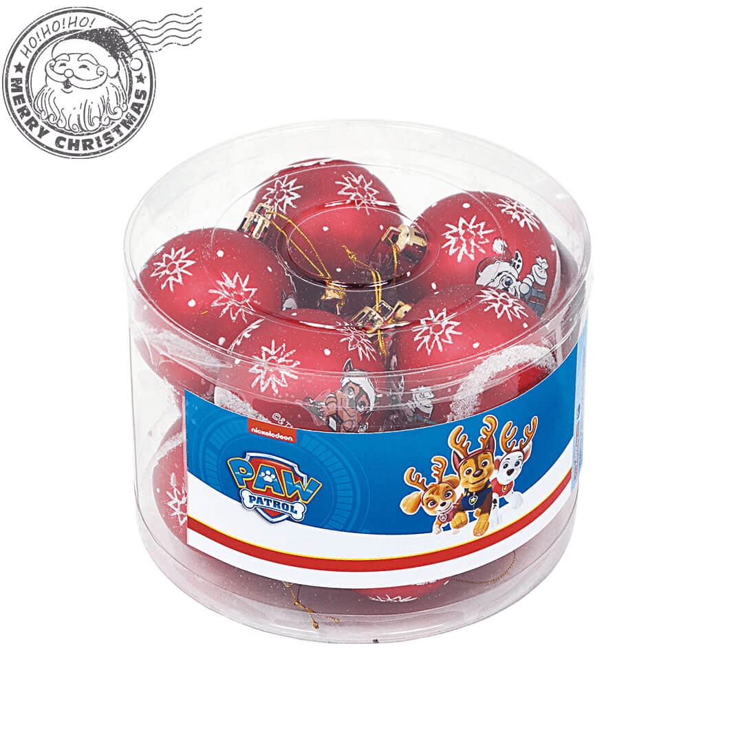 Set 10 Globuri brad Paw Patrol 6cm - Nitzi.ro
