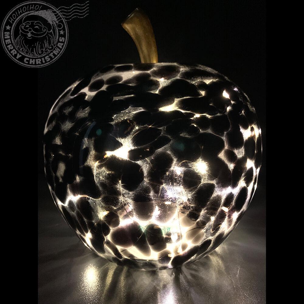 Mar decorativ negru cu 30 LED 22x24 cm - Nitzi.ro