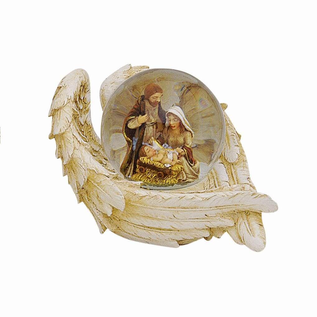 Glob decorativ Nasterea Domnului Iisus 10 cm - Nitzi.ro