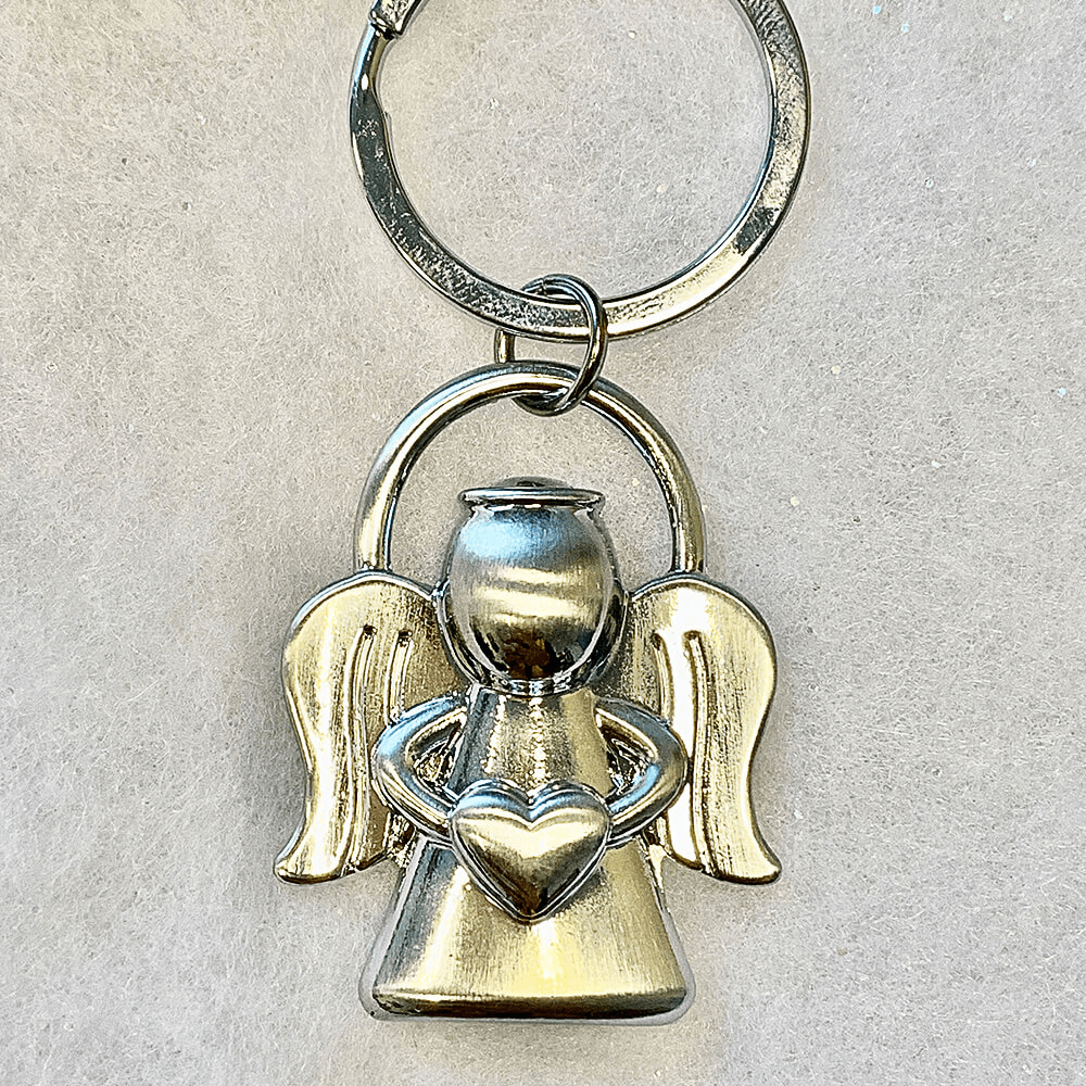 Breloc metalic Ingerasul meu - Nitzi.ro