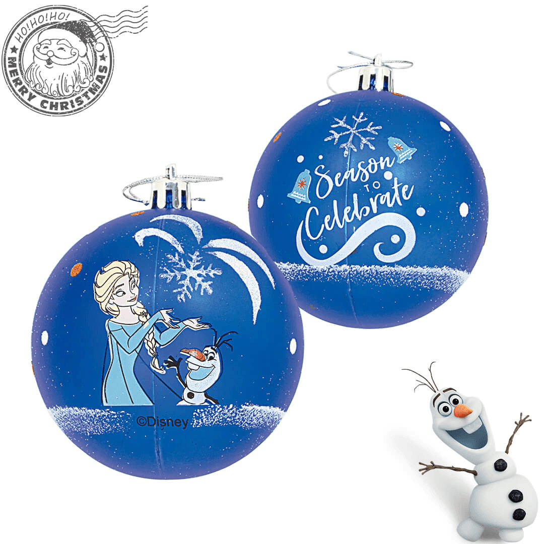Set 6 Globuri brad Frozen II 8 cm - Nitzi.ro