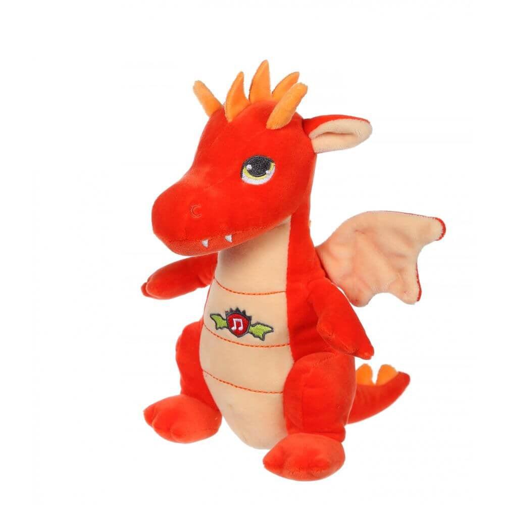 Dragon din plus colorat cu sunet - Nitzi.ro