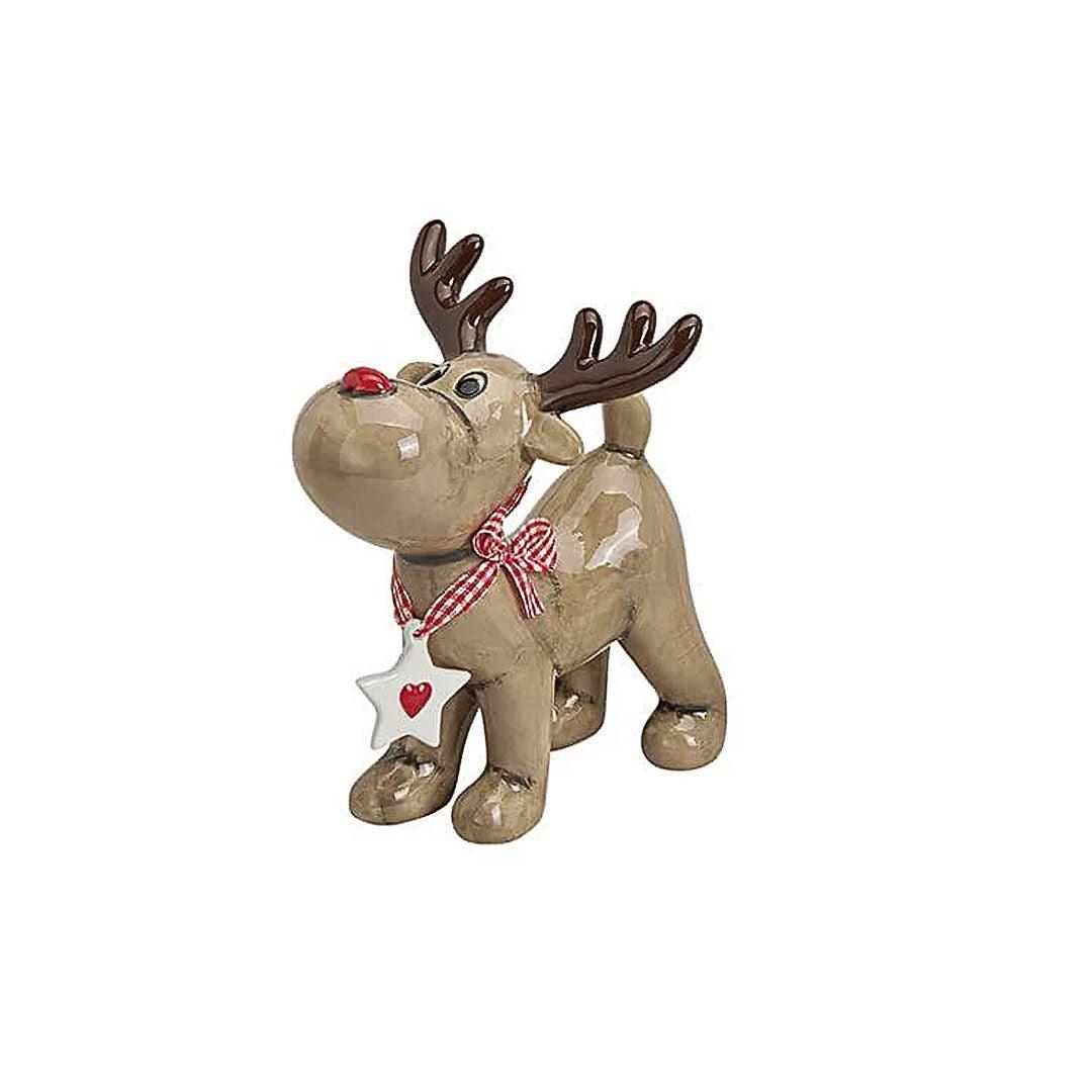 Ren ceramic decorativ 14 cm - Nitzi.ro