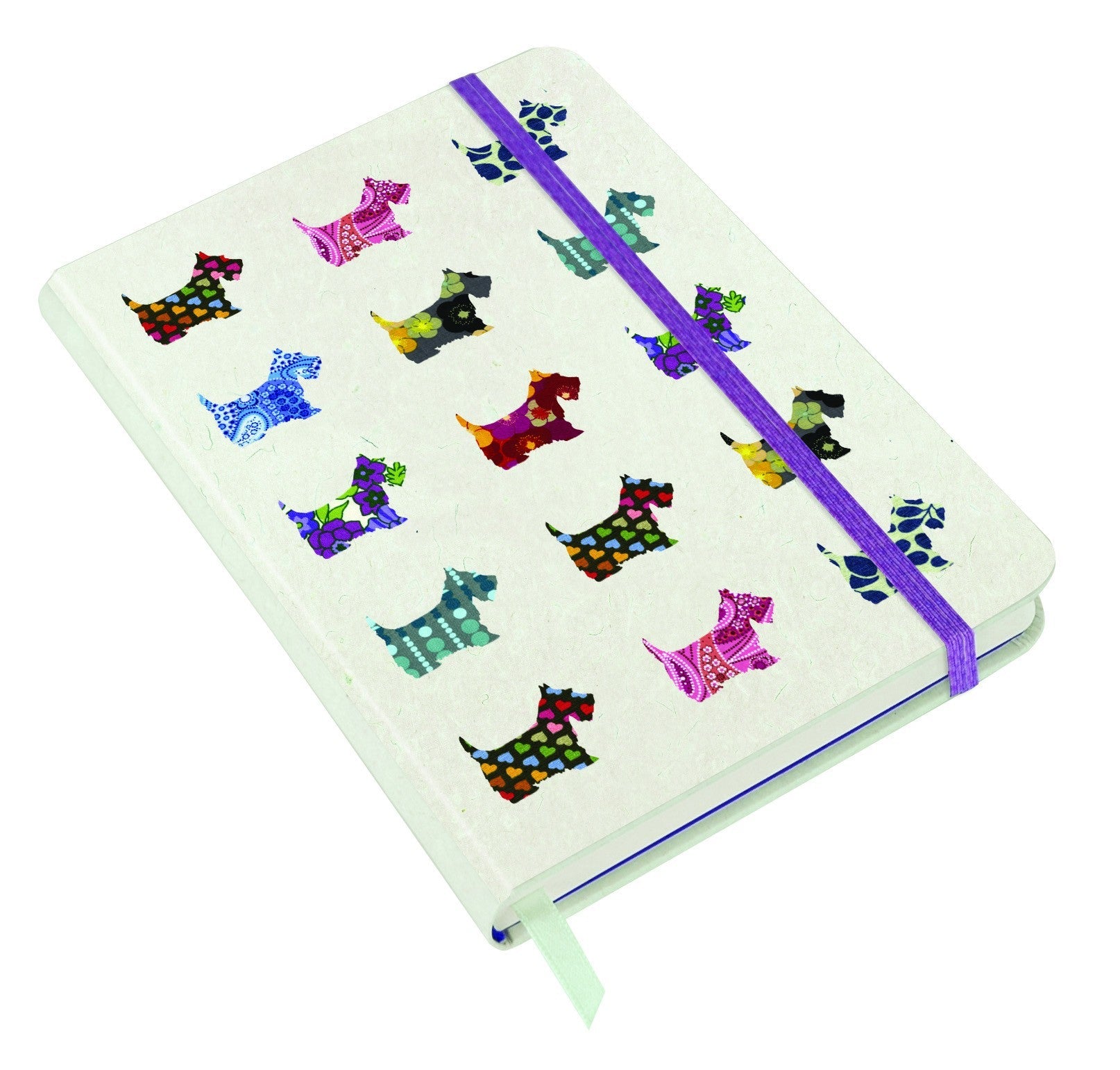 Agenda Eclectic cu coperti tari cartonate Scottie Dogs