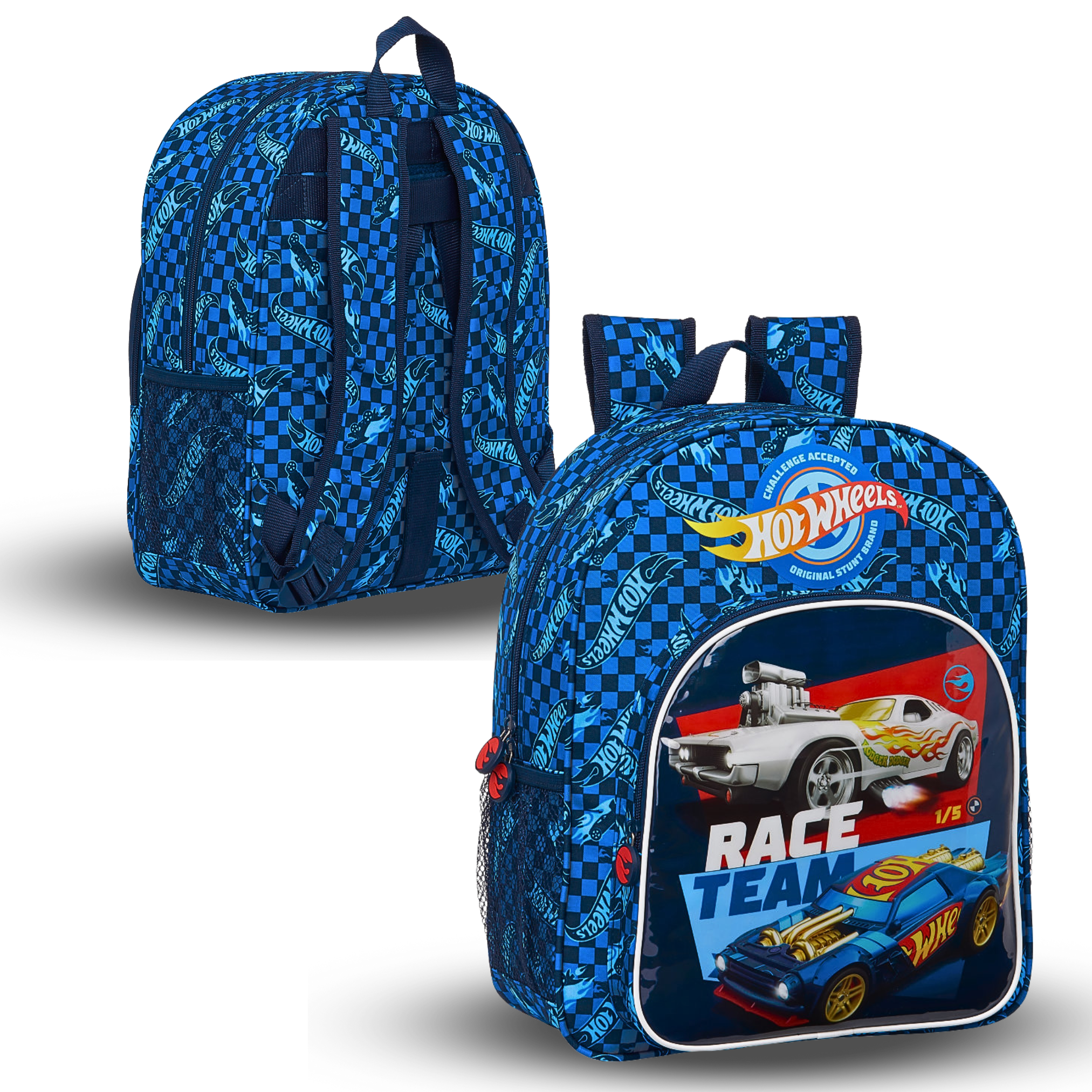 Rucsac original Hot Wheels de la Safta – ideal pentru tineri energici și pasionați de viteză.