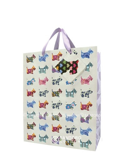 Punga cadou premium Eclectic Scottie Dog (M)
