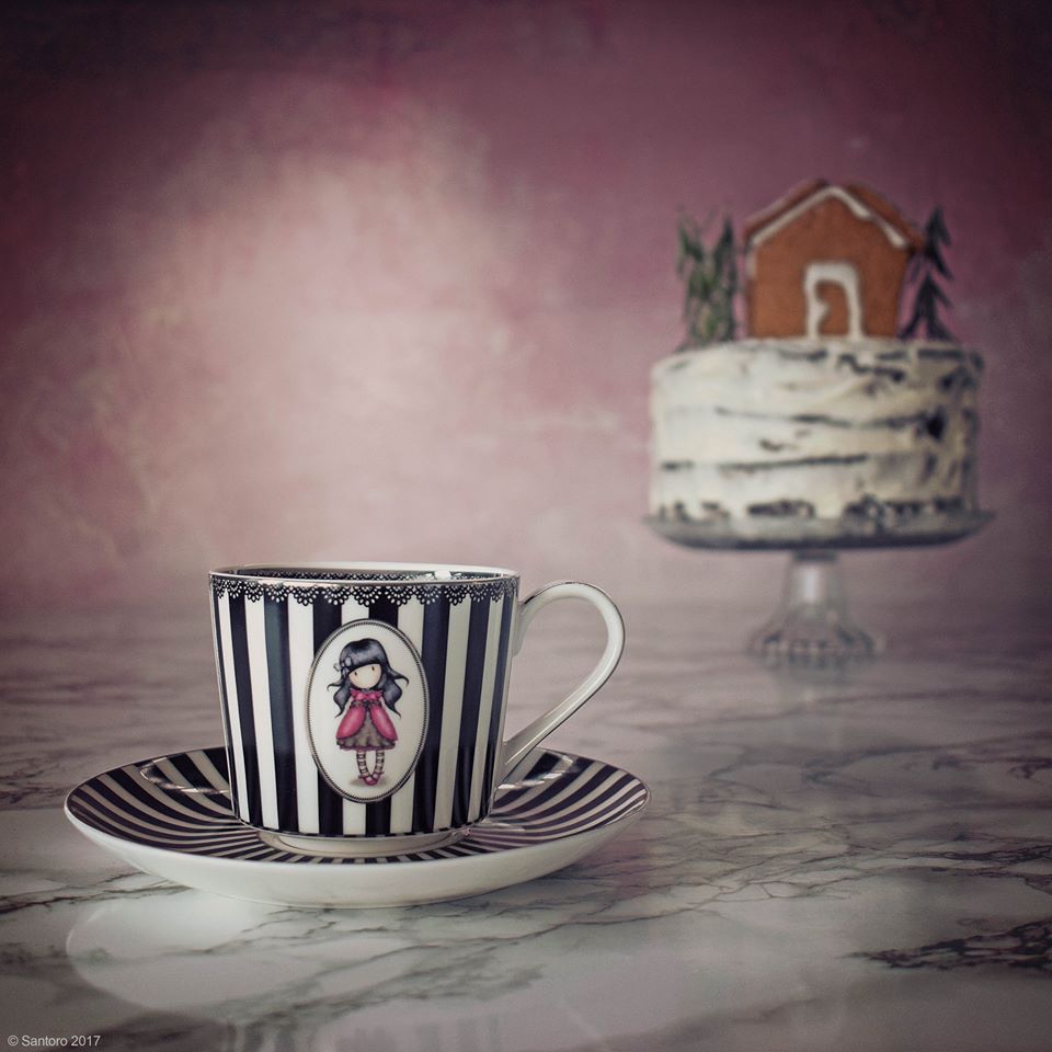 Gorjuss Stripes Set 2 Cescute Ceai - Ladybird