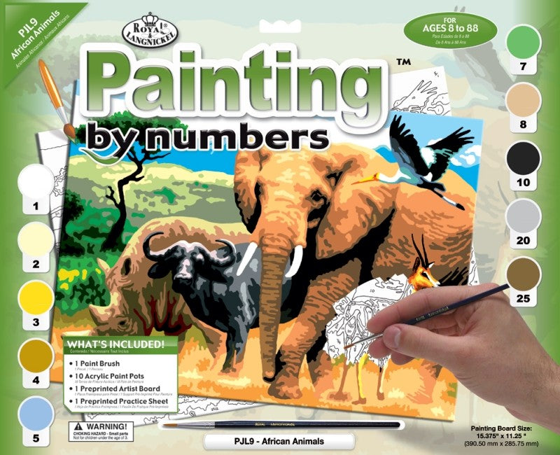Pictura creativa pe numere avansati Africa