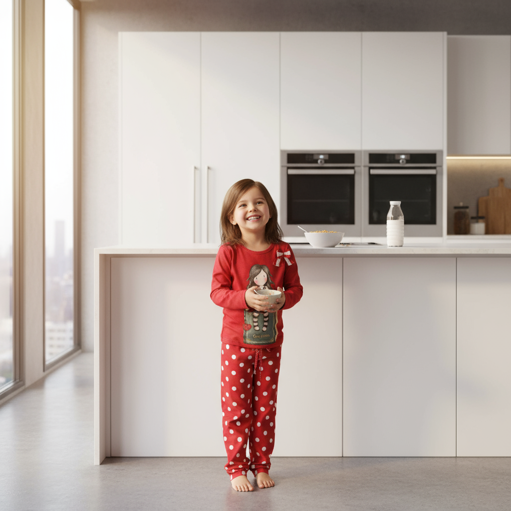 Pijama copii Gorjuss My story in cutie tip carte