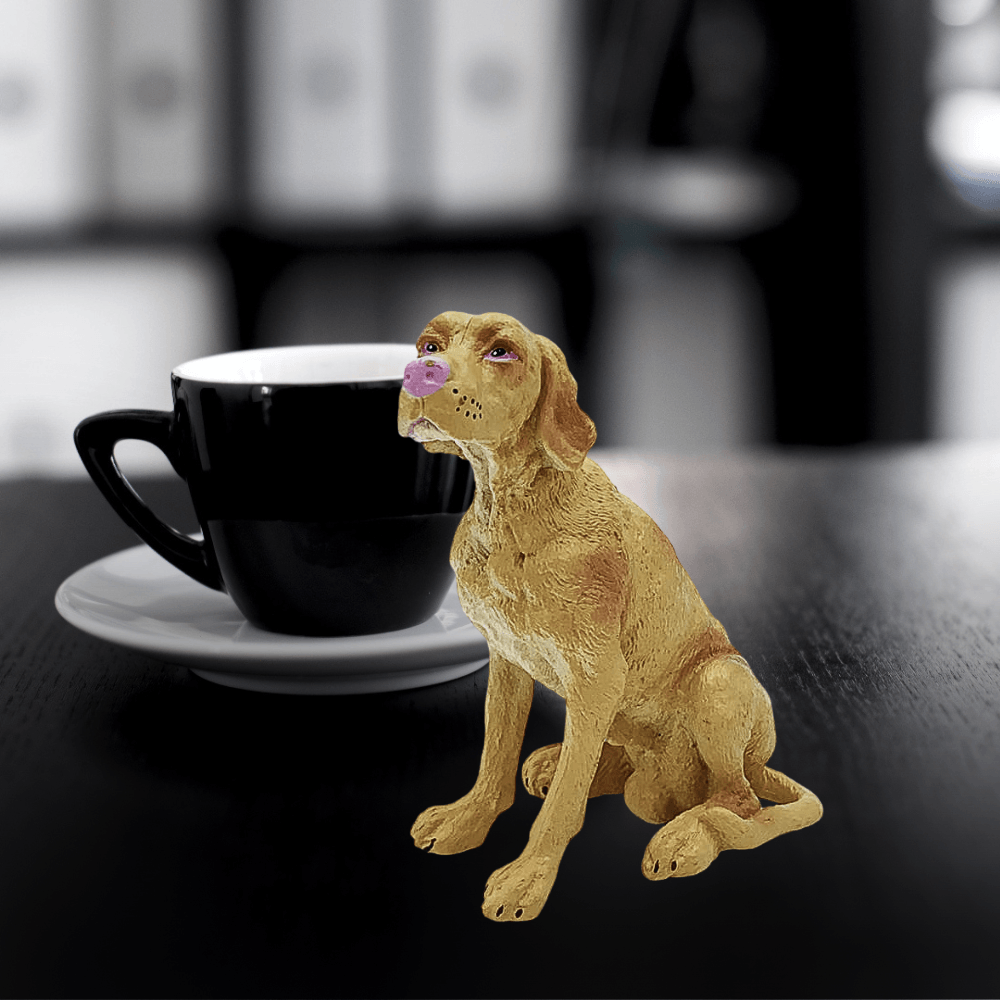 Caine Ciobanesc unguresc Vizsla figurina 11 cm - Nitzi.ro