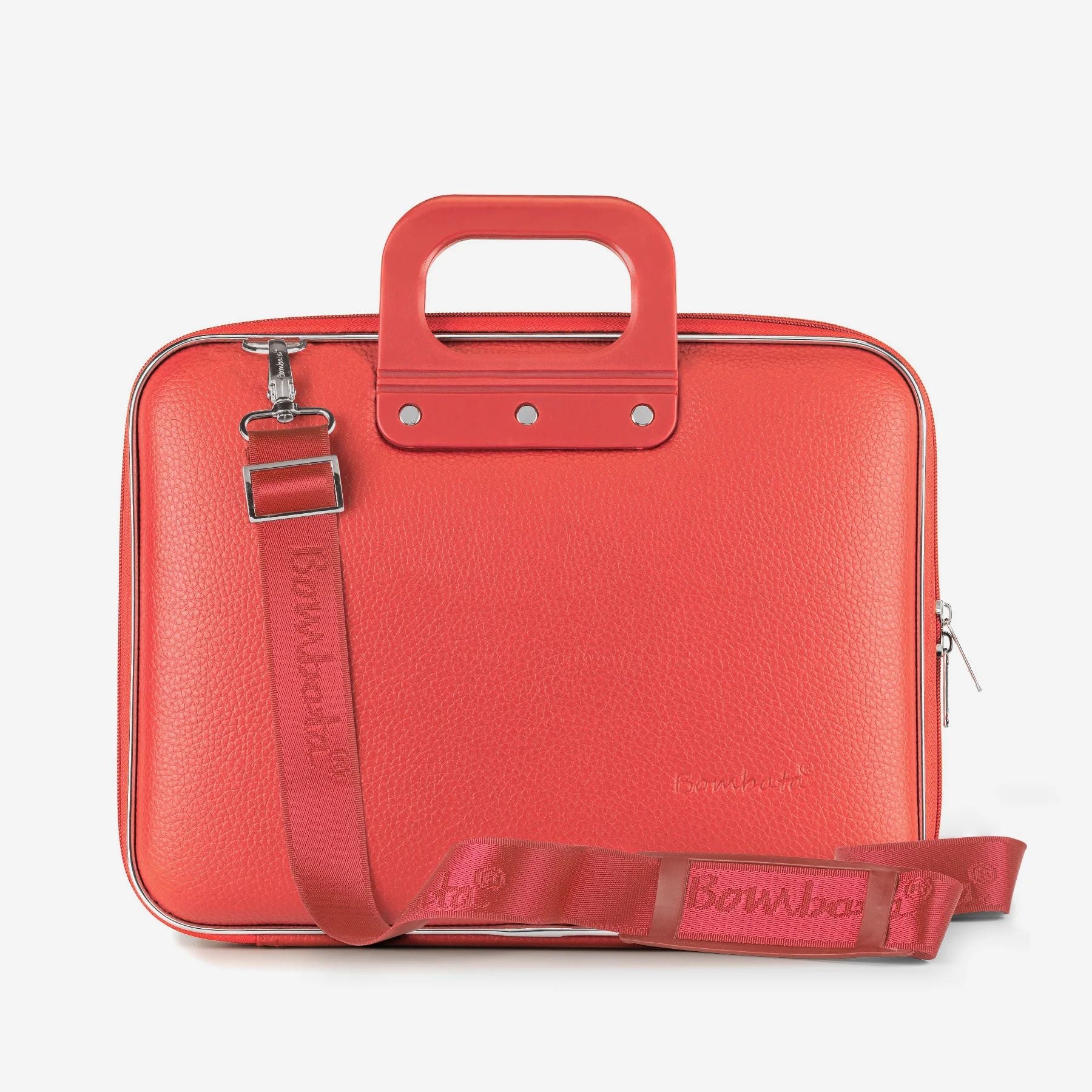 Geanta lux business laptop 17 Bombata Maxi Classic-Coral