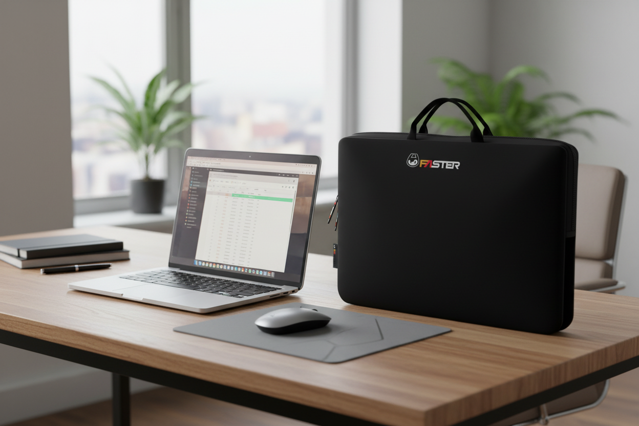 Geanta de laptop colectia Faster Black