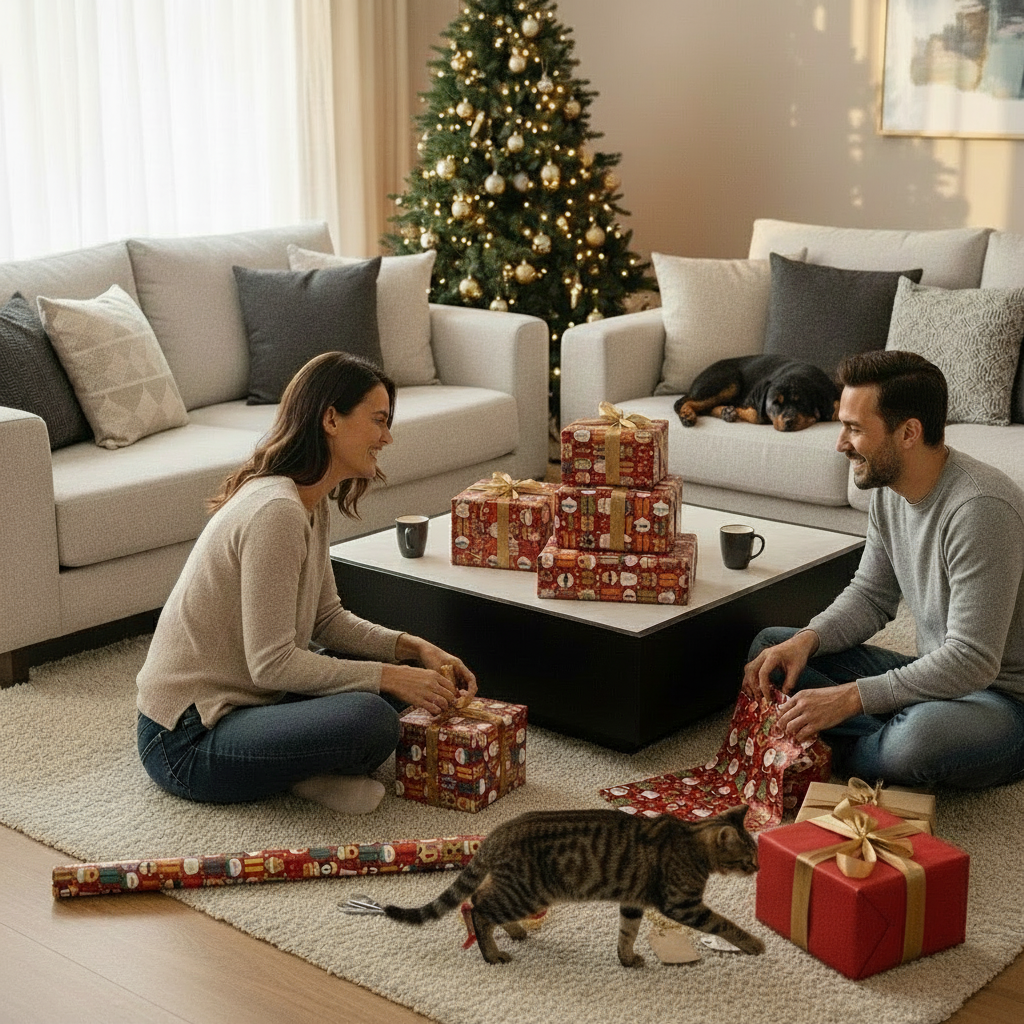 Hartie de impachetat cadouri de 5 m pentru cadourile tale