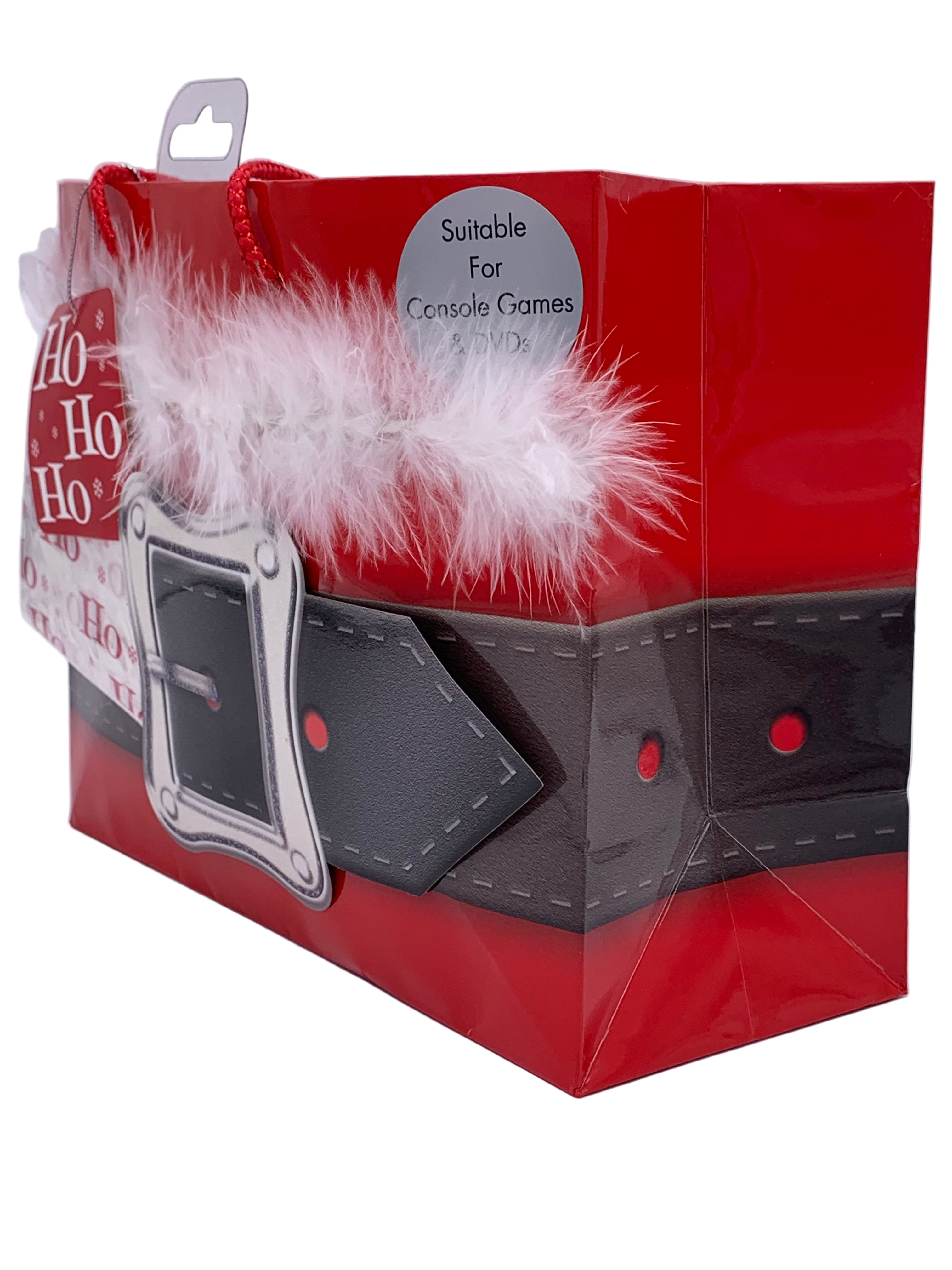 Punga pentru cadou de iarna centura lui Mos Sarbatori