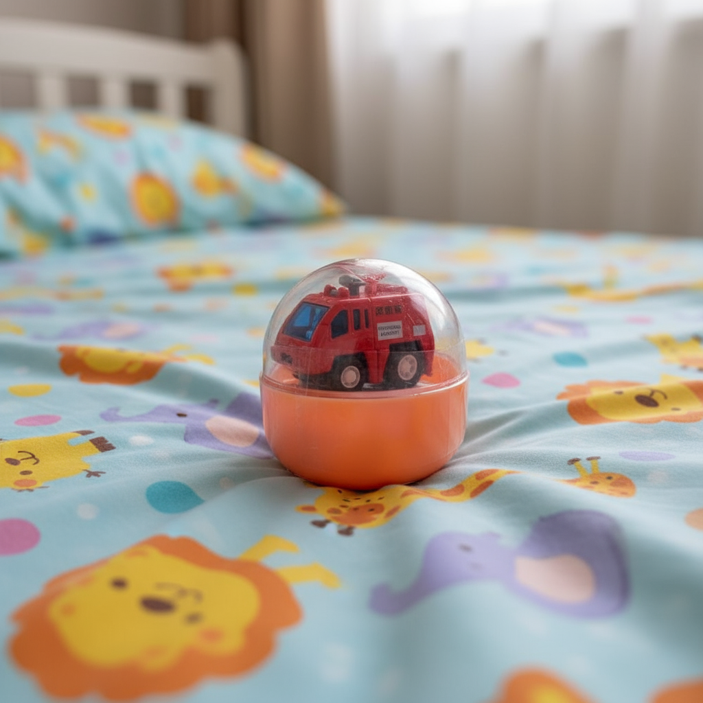 Mini masinuta diecast in capsula