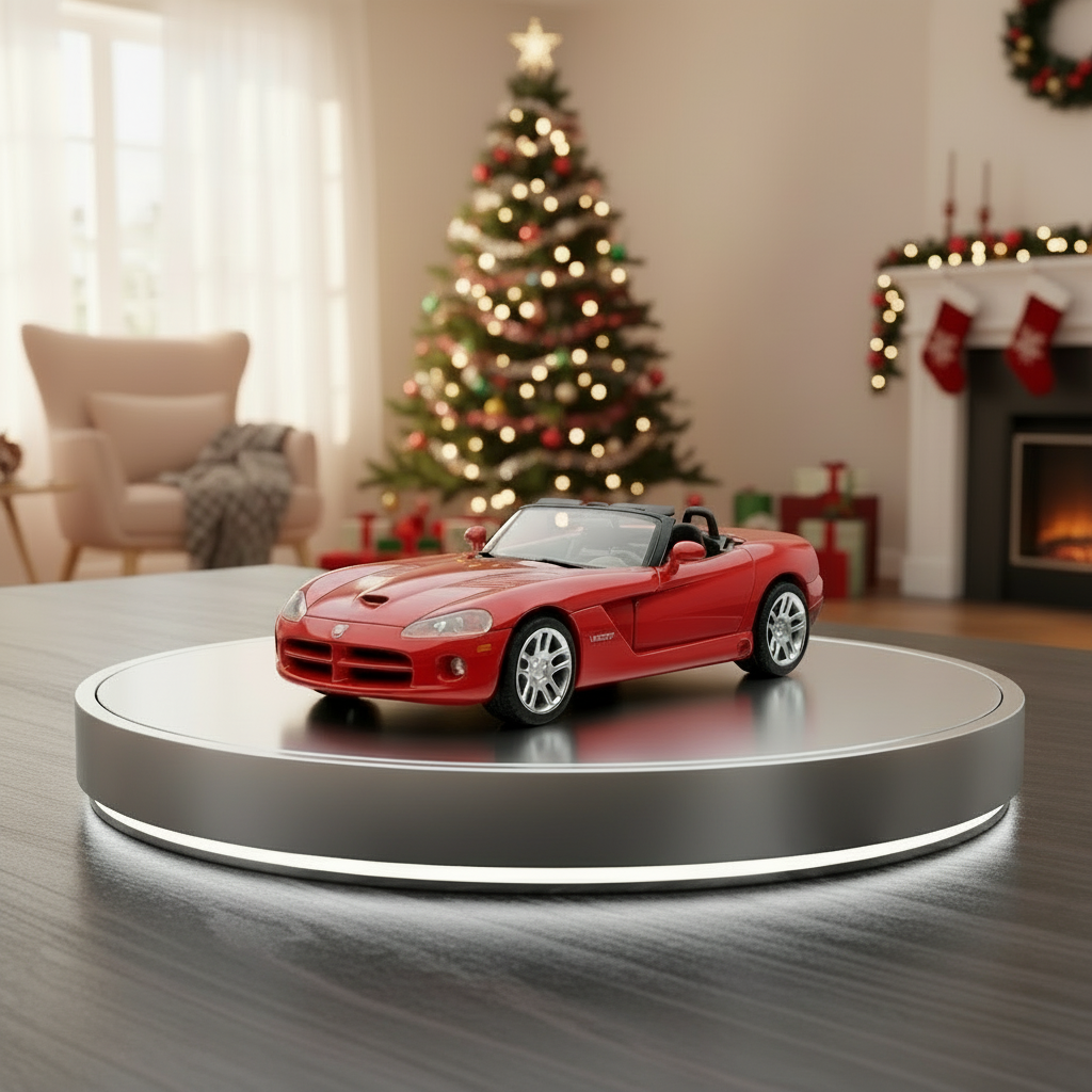 Mașinuță diecast Dodge Viper rosie SRT/10, scară 1:32