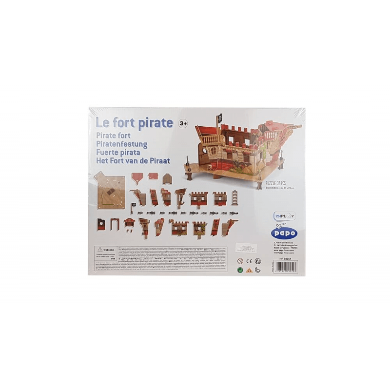 Decor Puzzle 3D Corabie Pirati - Nitzi.ro