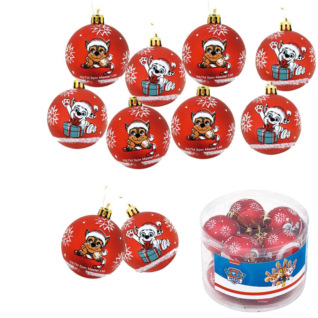 Set 10 Globuri brad Paw Patrol 6cm - Nitzi.ro