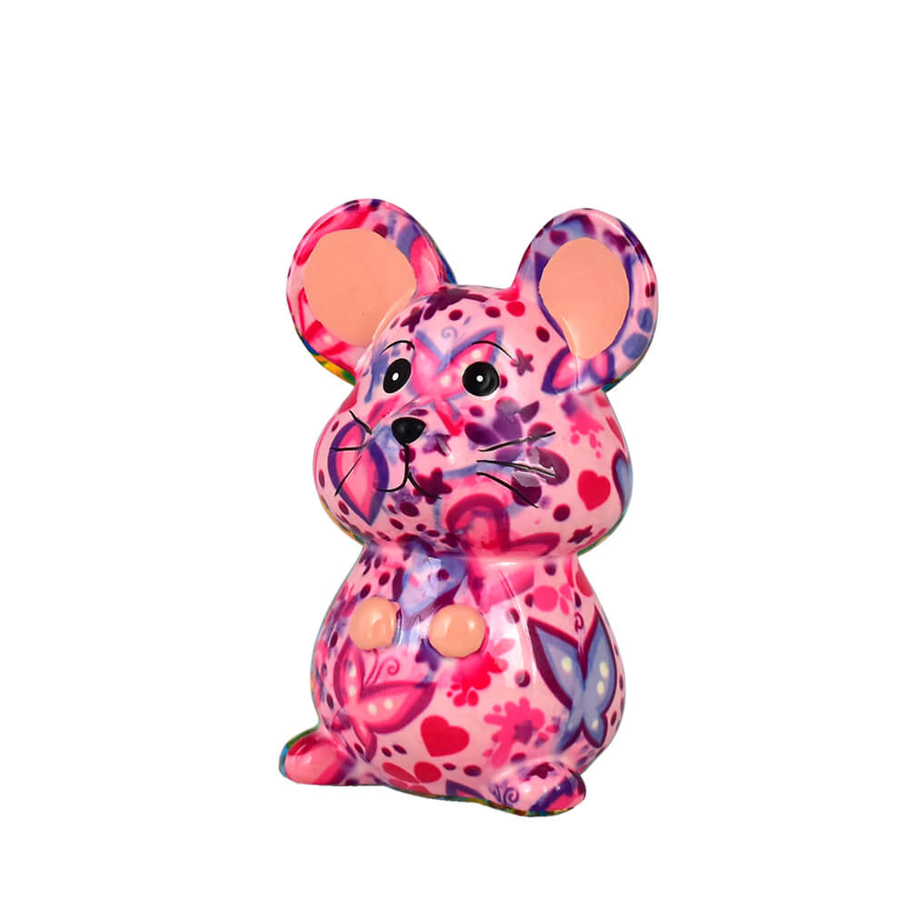 Pușculițe decorative ceramică cu Soricei care stiu sa economiseasca 13 cm