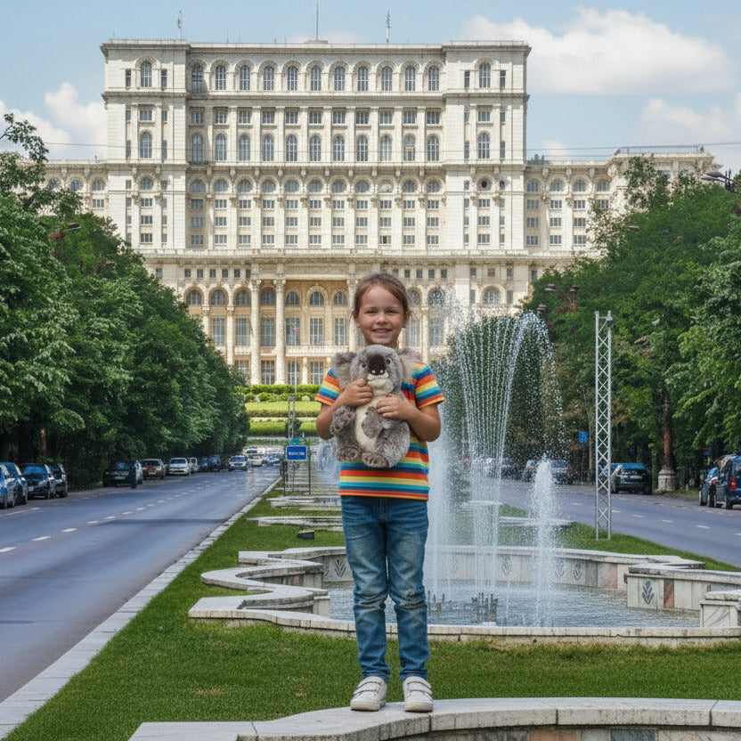 Fiecare detaliu al acestei Koala de Plus 25 cm este creat cu grijă și pasiune pentru a deveni mai mult decât o jucărie