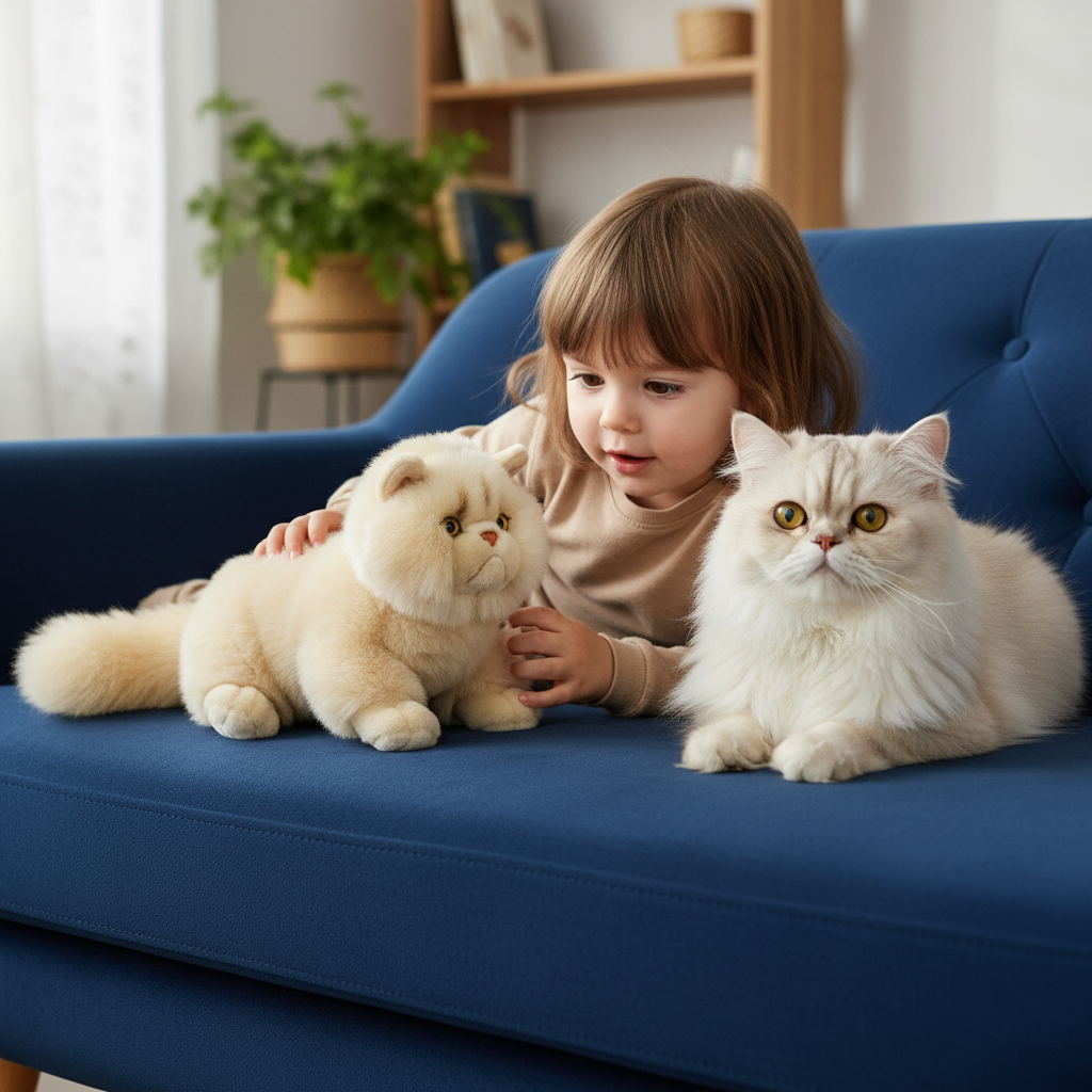 Jucarie plus Pisica Persana 25 cm - Lelly