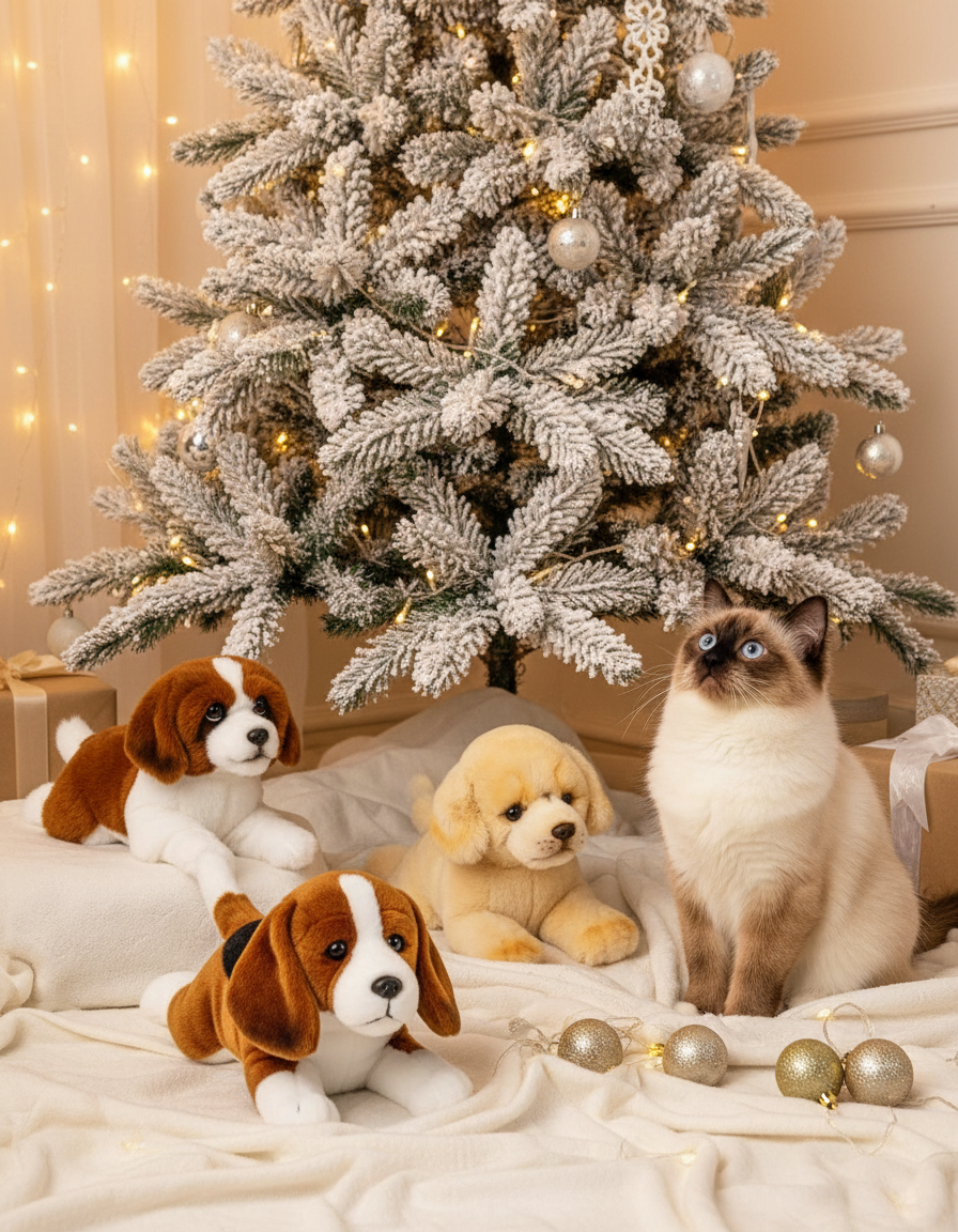 Catel de plus in pozitie culcat de 29 cm Lelly