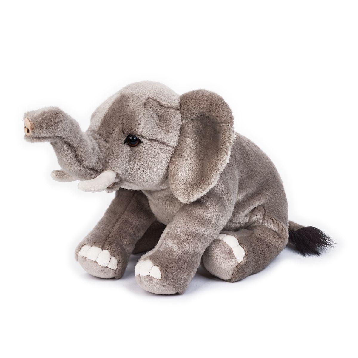 Jucărie copii Elefant de plus gri 25 cm - Nitzi.ro