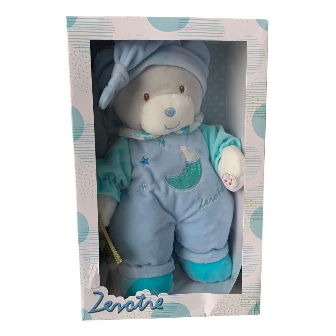 Jucărie de pluș Lelly cu efecte sonore și vizuale, perfectă pentru stimularea senzorială a bebelușilor.