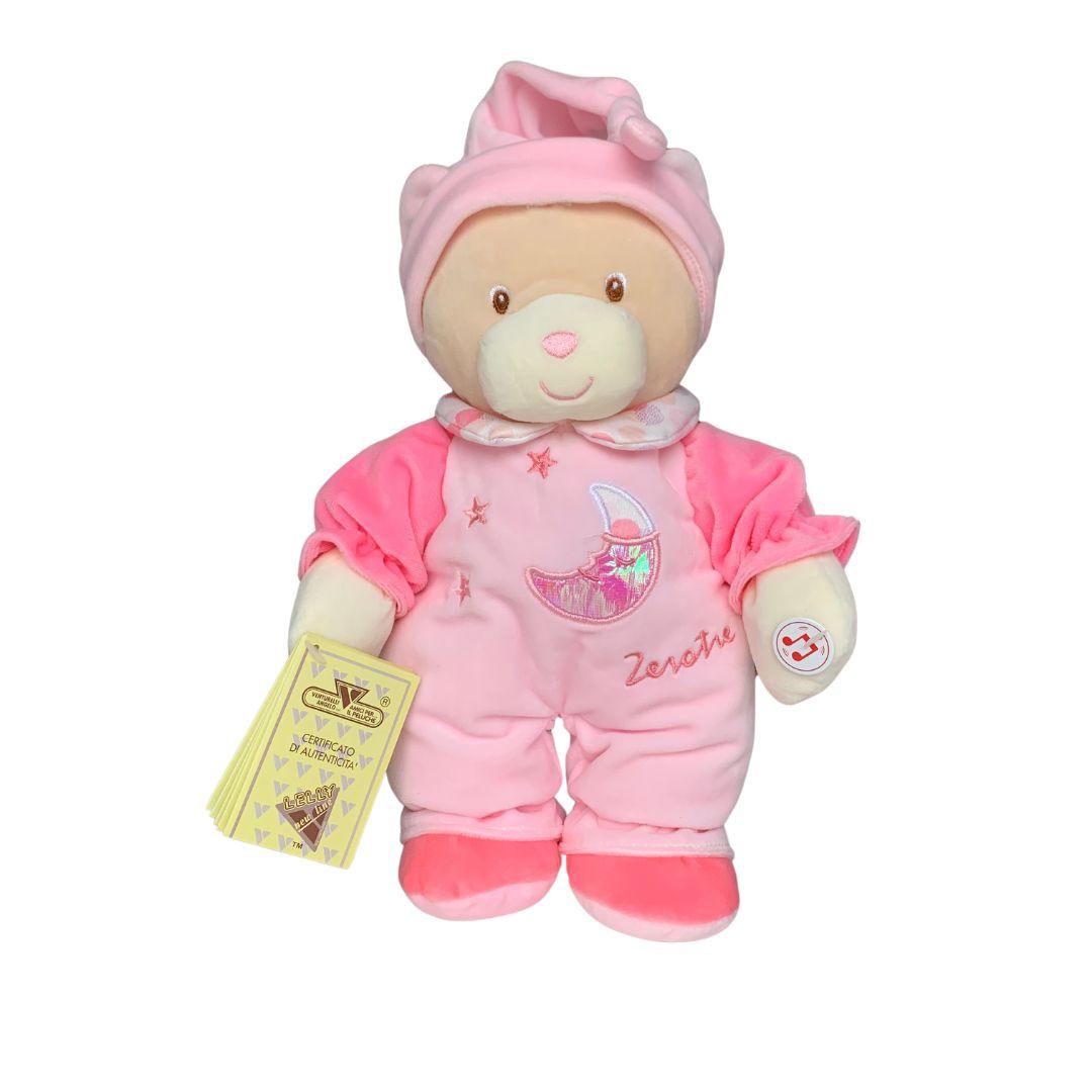 Ursuleț lelly de pluș muzical cu lumini, ideal pentru somnul sau joaca celor mici.