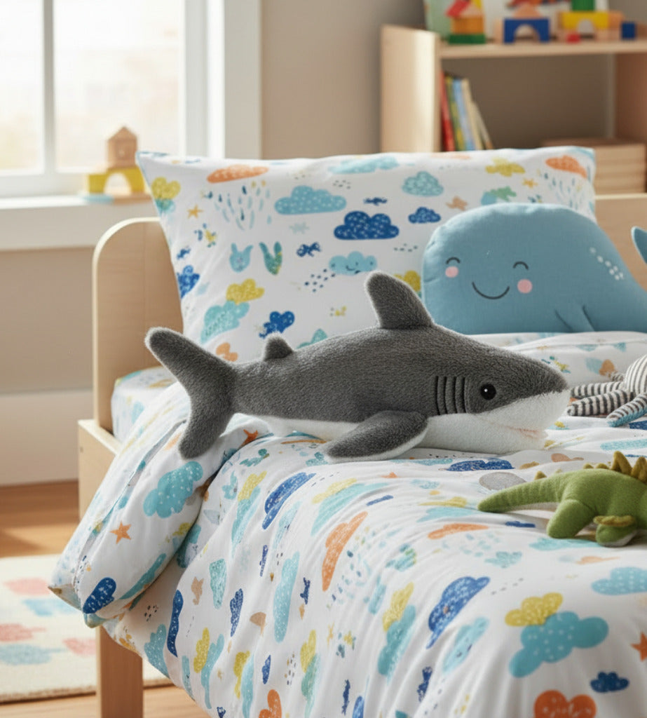 Jucărie copii Rechin de plus mediu 30 cm - Nitzi.ro