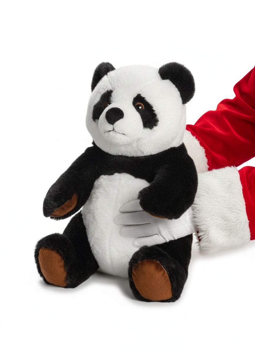 Jucărie copii Panda de plus mare 29 cm, bucuria copiilor