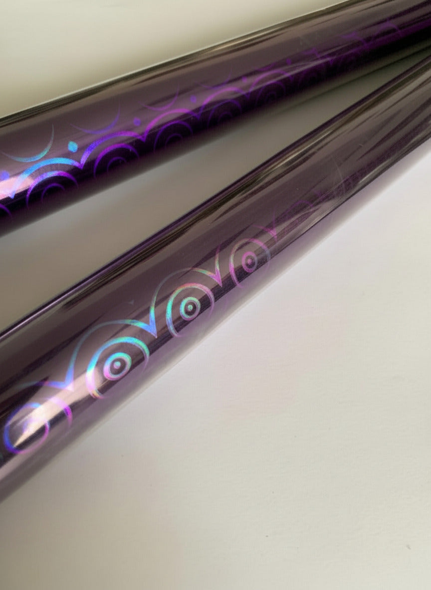 Hartie de impachetat mov 300x70 cm